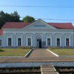 Фото Ж.д станция Издешково железнодорожного вокзала села.