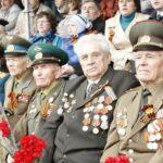 На фото ветераны Великой отечественной войны на празднике День Победы 9 мая 2021 года.