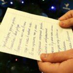 На фото письмо волшебникам от ребенка на елку желаний Путину на Новый Год.